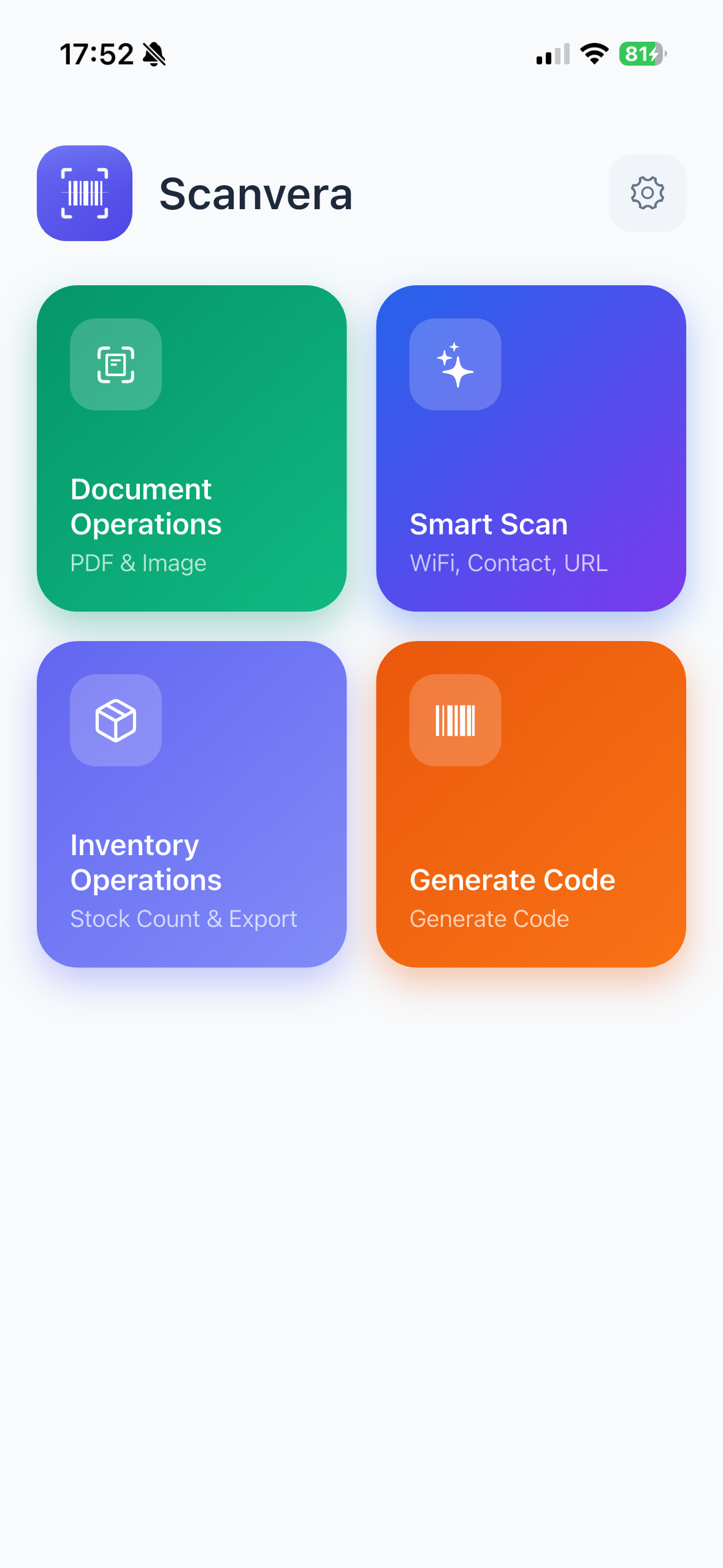 ScanVera App Screenshot